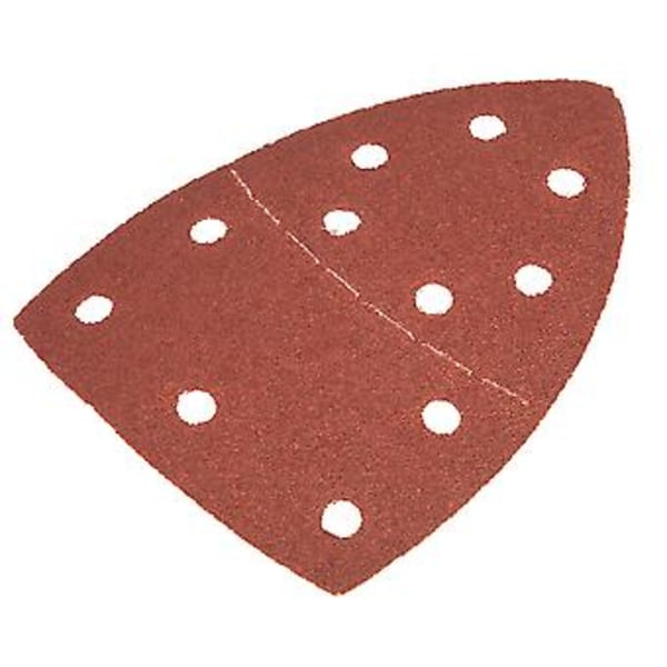 60 st Blandad Kornstorlek Slippapper Slipplattor Poleringspapper Abrasivt Rött Hål Sandpapper