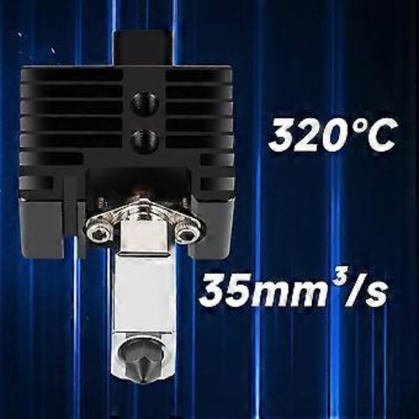 För X1&P1P Skrivare Uppgraderat 3D Extruderhuvud Hot End CHT Munstycke Termistor 3D Extruder Kit