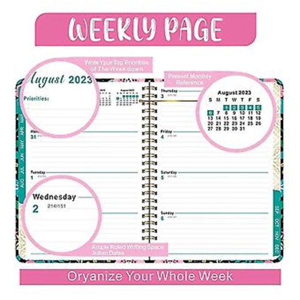 A5 Plr Spiral Planlegger Journal Sry Pads Tilbehør Budt Di