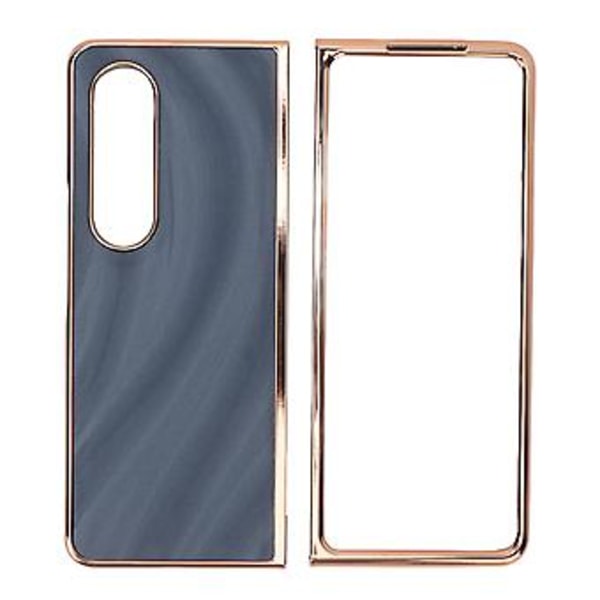 Mobilskal Nano Elektroplätering Repsäkert Galaxy Textur Vikbart Telefonskydd för Samsung Galaxy Z Fold 4 Blå