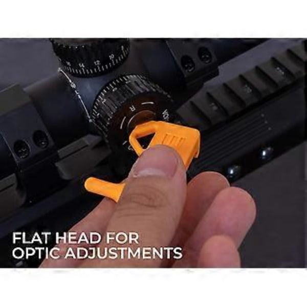 Rumsäkerhetsflaggor med inbyggt platt verktyg och glidskeneadapter (6-pack)