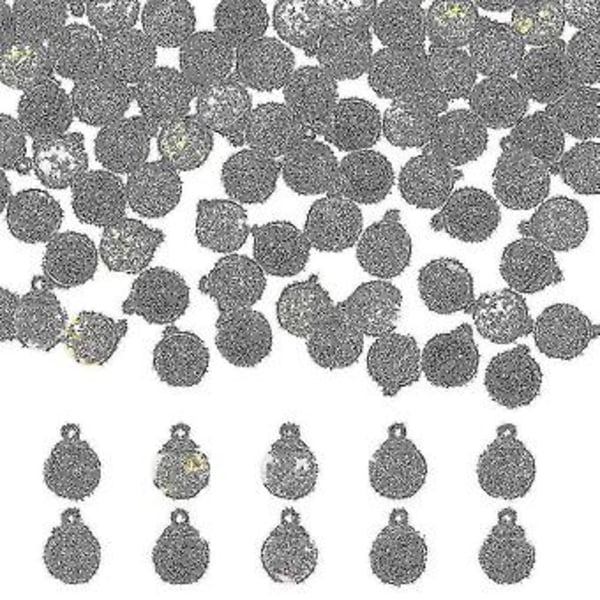 100 stk. Glasskuleanheng Charms 10 Farger Stjerne Øredobber Anheng Smykkelaging For DIY Halskjede