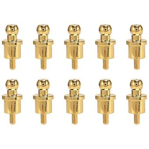 10 kpl Pinnoitettu Pistotulppa Oikosulkupistoke, Phono-liitin Ing Socket Prot