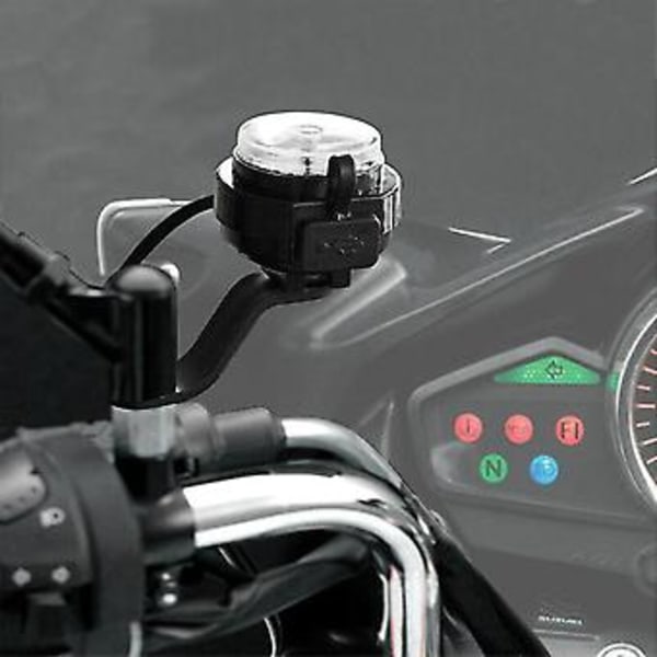 Motorcykel Kompas Oplader USB Vandtæt Navigation Hurtig Opladning Vandtæt