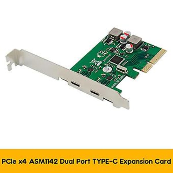 Asm1142 Pci-e X4 Usb 3.1 Gen2x2 -laajennuskortti, Type-c -portti, 10G nopea muunninkortti Usb3.1 Pc