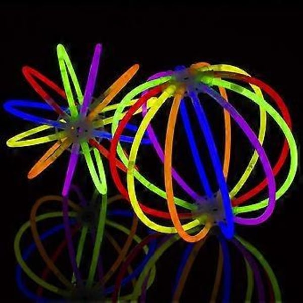 100 Premium Kvalitets Glow Sticks Til Børne Kæder Perfekt Til Børn Og Voksne