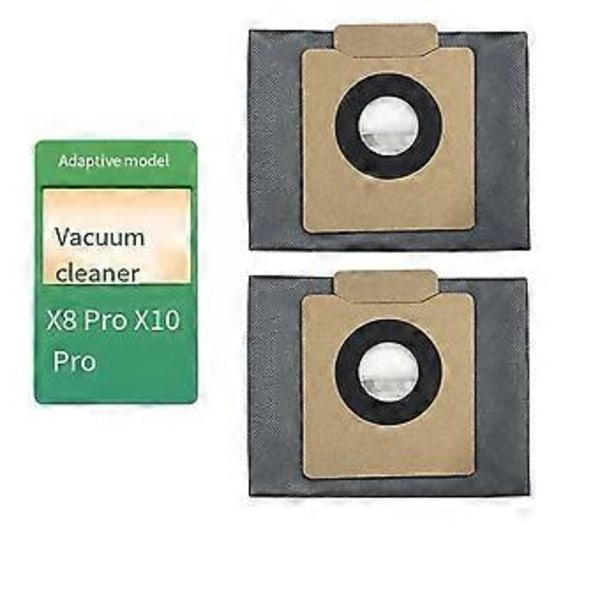 16 st dammsugarpåsar för X8 Pro, X10 Pro Omni, ersättningspåsar, reservdelar, tillbehör
