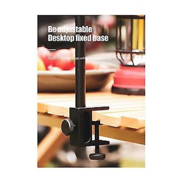 Udendørs Bordstativ Legering Picnic -formål Hylde Cam Lampe D Ved Siden Af Bordet,