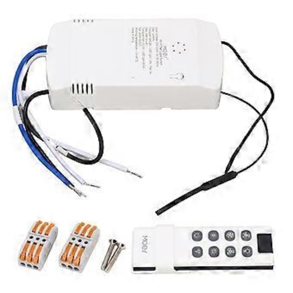 WiFi Smart Hushållsfläkt Ljusbrytare APP RF Trådlös Väggbrytare med Fjärrkontroll 200 till 240V