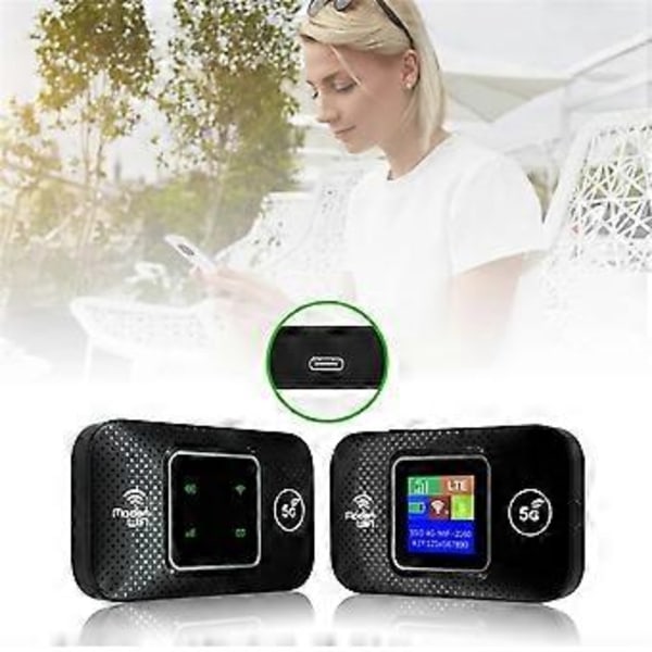 4G Lte WiFi Router Bærbar Mobil Hotspot 3000mAh 150Mbps Trådløs Router med SIM-kort Slot Repeater til Hjemmet