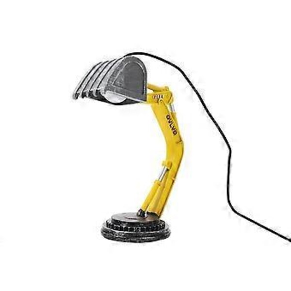 Grävmaskin Bordslampa Bygg Dekor Pojke LED Julbelysning Lampa Småbarn Kontor Alla Hjärtans Dag Present Lampa för Sovrum