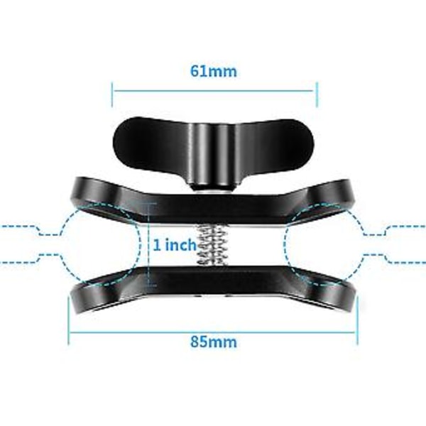 Cnc Clip Diving Connector Ball Mount Tr -sovitin Go Pro 7 -urheilukamerille