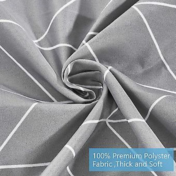 Bruseforhæng Vandtæt 180 X 200 Cm Polyester, grå
