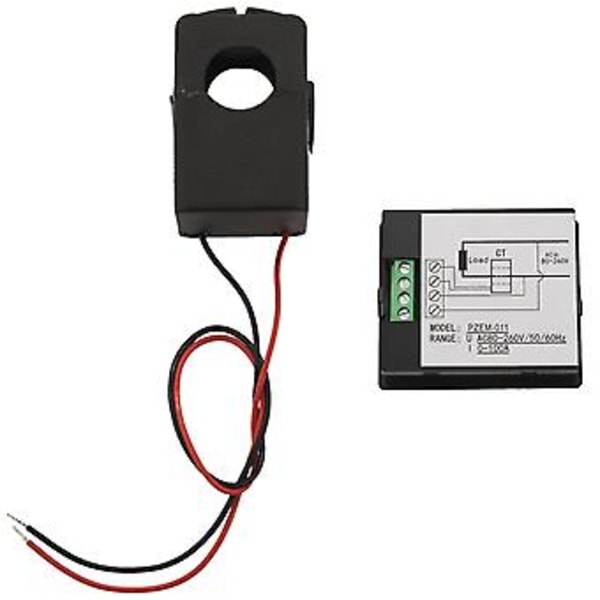 Enfas Digital Elektrisk Sparmätare Wattmeter 100a Khw Mätare Pzem-011 Med