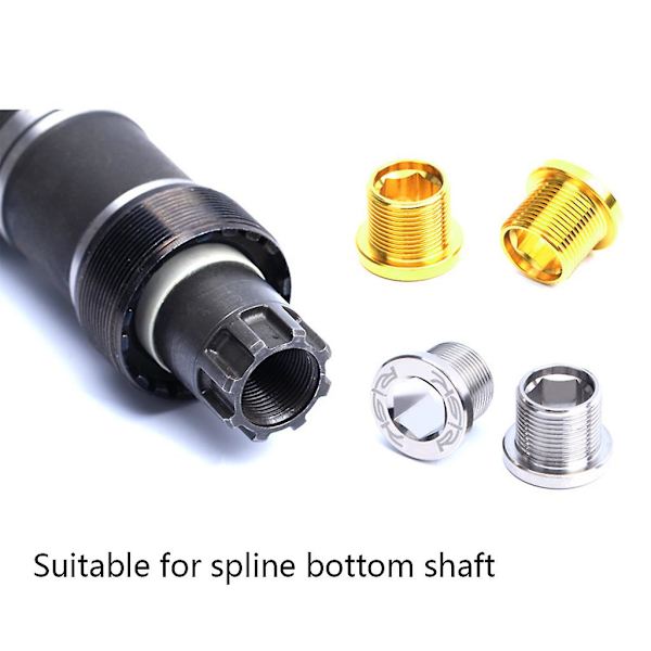 Sykkel spline akselfeste skruer høy styrke titanlegering M15x12mm skruer