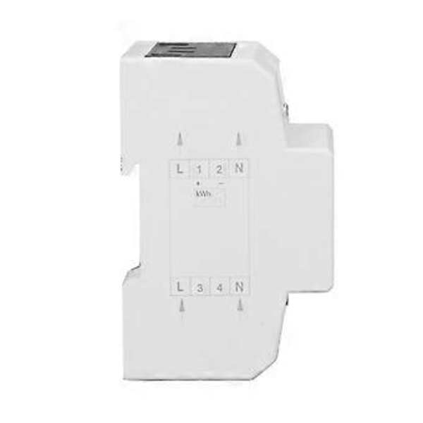 Elmätare Enfas 2 Ledare DIN-skena 4P Smart Mirco Elmätare med LCD-Display 230VAC 50Hz