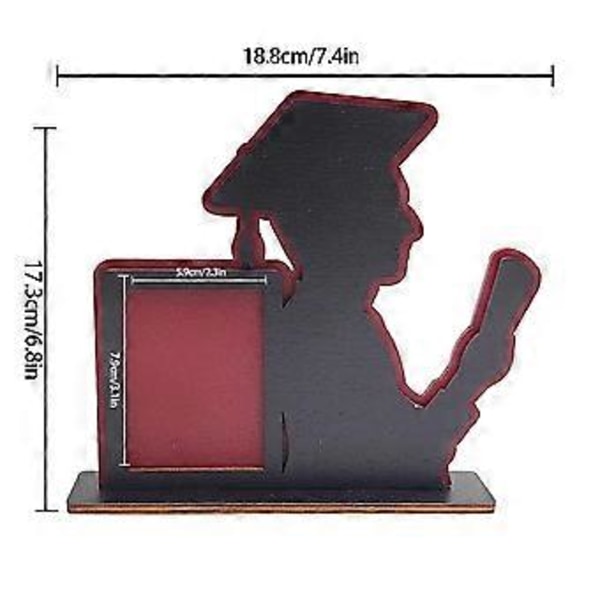 5 STK Klasse for Graduation Ramme Trebord Graduation Bilderamme Hjem Skrivebord Ornamenter Passer Vertikalt Portrett