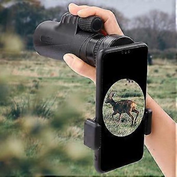 Qqdd Teleskopfonadapter, Universell Mobiltelefonhållare Kompatibel Kikare, Monokulär, Mikr