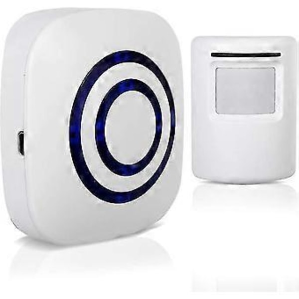 Trådlös Dörrklocka Alarm Säkerhet Rörelsedetektor Dörrsensor För Hem Med Mottagare Och Sensor Eu Pl