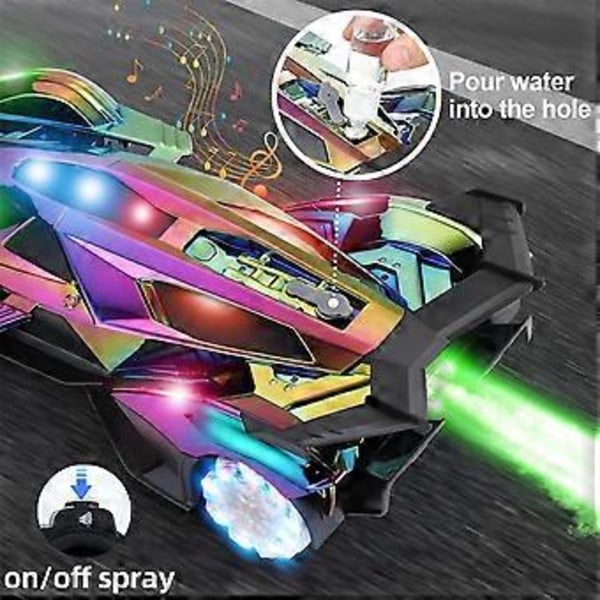 Fjärrstyrd Bil Höghastighets RC Racing Driftbil med 360 Rotation, Ljus, Musik och Leksakspresent för Barns Födelsedag