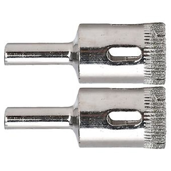 2 st Hålsåg Öppnare Diamantborr 22mm Skärverktyg Set Kit för Keramik Glas