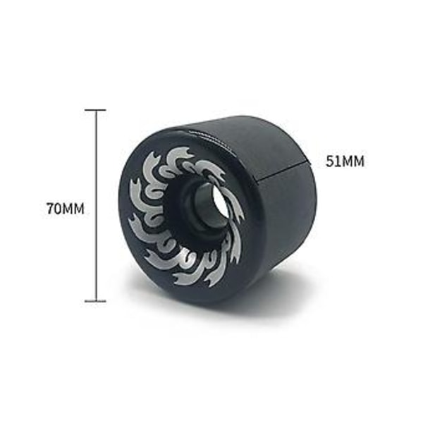 4kpl Sboard Lisätarvikkeet Double War 70x51mm 82a Liukulevy Hiontapyörä Lautapyörä