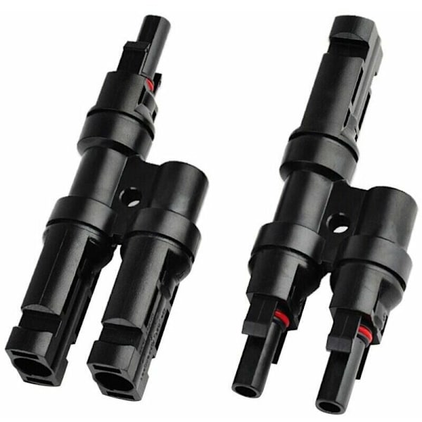 MC4 Connection Connectors for Solar Panels - T/Y Fitting for Cable Distribution..