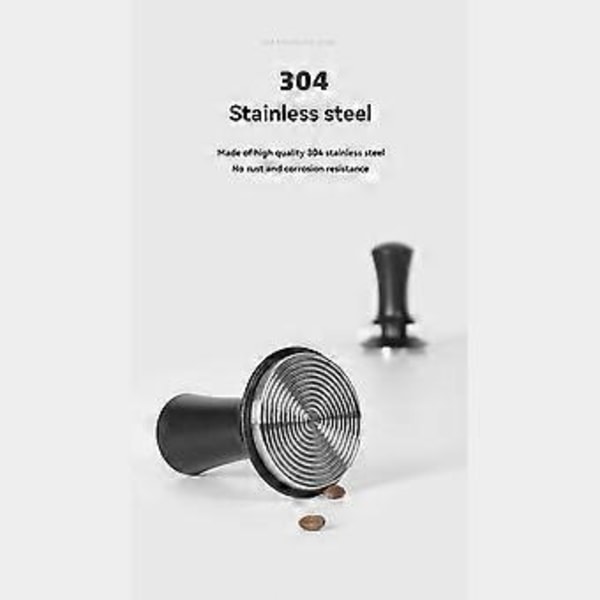 51mm Kaffetamper Justerbar Konstant Kraft Pulvertamper Espresso Gängtamper Pulverpresshammare med Skala