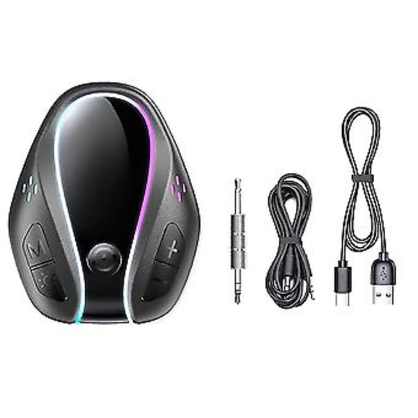Langaton Bluetooth-vastaanotin 3,5 mm Aux O Vastaanotin Bluetooth 5.1 -sovitin Lähetin puhelimelle