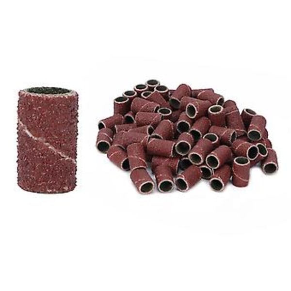 100 st Nagel Slipband Pedikyr Manikyr Polering Ta Bort Död Hud Nagelborrband 80#
