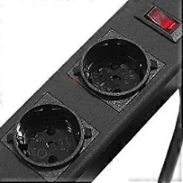Bordtilkoblingsboks Konferanserom Skrivebordkontakt Stikkontaktlist 2 16A Standard Plugg 2 USB-porter AC250V