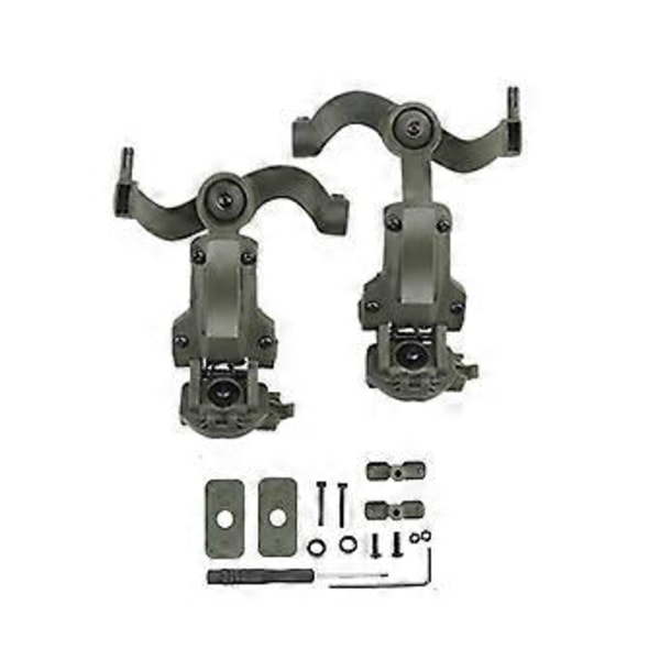 Hodesett Skinnefeste Brakett 360 Rotasjon Hodesett Hjelm Guide Adapter Passer For Ops Core Arc Og Skinne