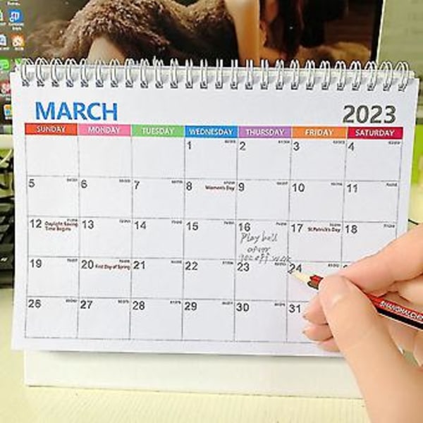 2023 Skrivbordskalender 12 S Plr 2023 Skrivbordsmemo Schema Ize
