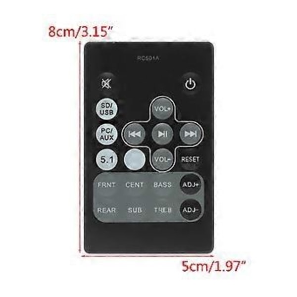 Ersättningsfjärrkontroll för Edifier RC501A/RC501/R501TIII fjärrkontroller