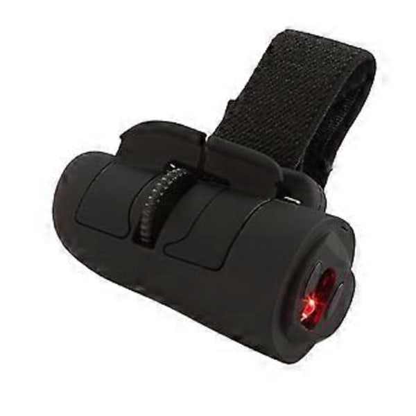 Mini 2.4G Trådløs Finger Ring Mus Ergonomisk Håndholdt Optisk Rejsemus (Sort)