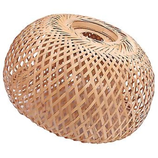 Bambusflet Hade Dobbelt Lag Bambuslampe