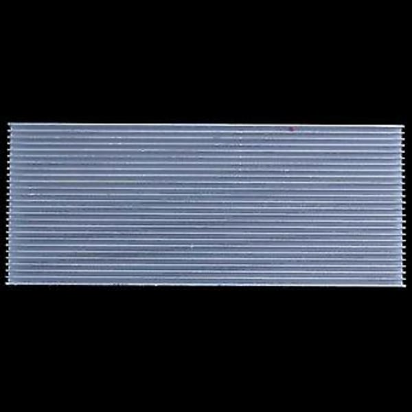 Aluminium Kylfläns för Hög Led Förstärkare Transistor 100x41x8mm