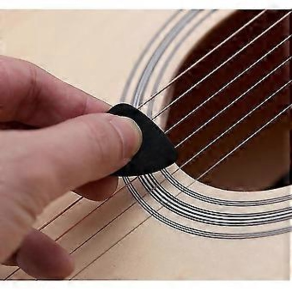 20 st 0,71 mm Gitarrplektrum Abstrakt Konst Färgglada Gitarrplektrum För Bas Akustiska Gitarrer Slumpmässig Färg -shznv