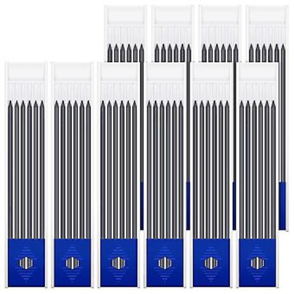 60 stycken 2,8 mm Solida snickarstift för träbearbetning, mekanisk penna för skrivning, ritning