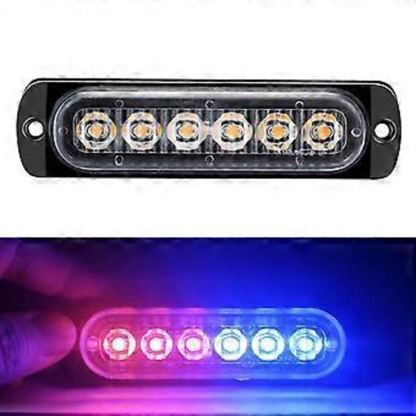 12-24V LED Strobe Advarselslys Nødblink Lys Advarselslys Bar til Bil Lastbil Varevogn ATV SUV Yacht Køretøj