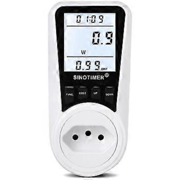 Msbd Dds109l Digital Energimåler Wattmeter Strømovervåkingsenhet Elektrisitet Kwh Strømmålingsanalysator - Br Plugg (hy)