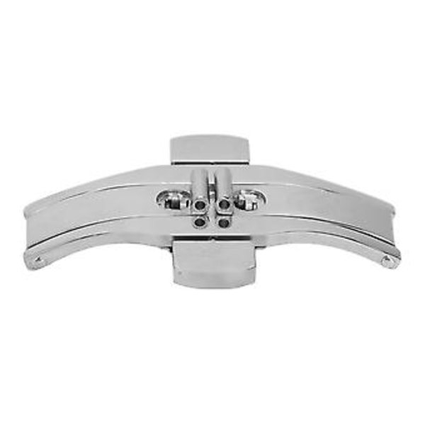 Vikbart utlösningslås Snabbkoppling Universal Solid 304 Rostfritt Stål Klockarmband Tryckknapp Spänne