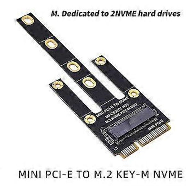 PCIE til NVME Adapter Konverter Risers Board PCIE til M.2 M Key Udvidelseskort