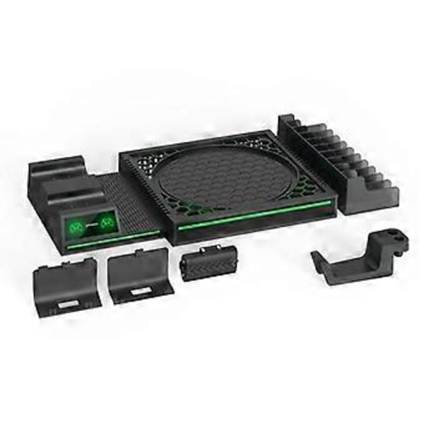 Spillvert Kjølebase for Vertikalt Stativ Gamepad Ladestasjon for XSX Tilbehør