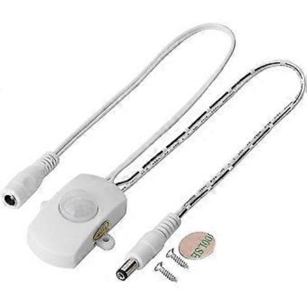 5a Dc 5-24v Ir Sensor Ljusbrytare, Infraröd Rörelsesensor Brytare Med 2-360 Sekunder Justerbar Fördröjning, För Rörelseaktiverad Belysning, Led Str