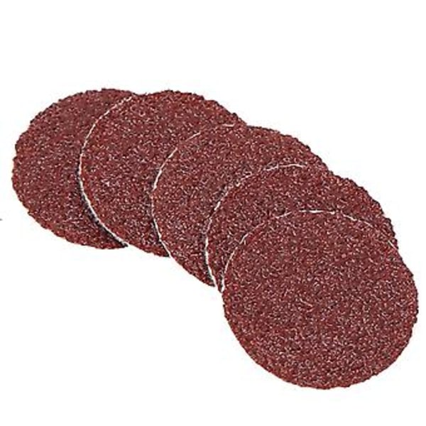200 st Röda Slippapper Skivor 1 tum 25 mm Baksida Flockning Fukt Värmeskydd Slipverktyg för Bilpolering 60#