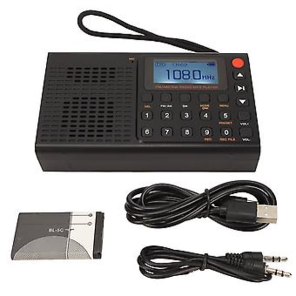 Bærbar Radio, Bærbar Bluetooth Radio AM Bluetooth AMFM Radio AMFMSW Radio Brukervennlig Design
