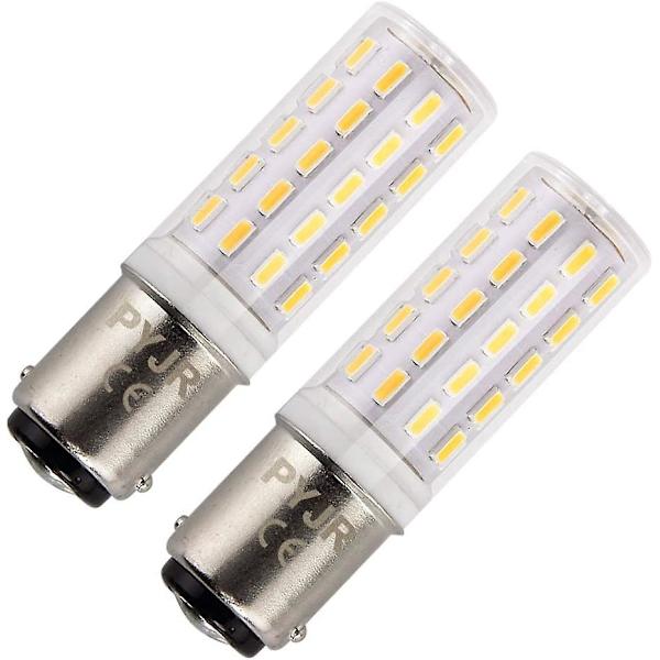 Ba15d LED-lampa. 5 Watt Dubbelkontakt Bajonettbaslampa. Ac100v-240v Varm Vit