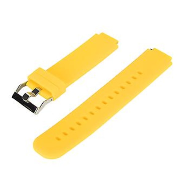 Ersättningsarmband Justerbar Storlek Mjukt Silikon Armbandsrem för Watch 2 A1807 Verge 2 Gul