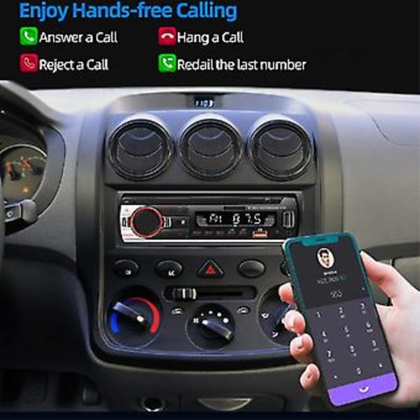 Autosoitin 520 USB-liitäntä Radio Hammas Kädet- Mp3 Lyhyt Soitin Vähemmän Musiikkia Yleismall
